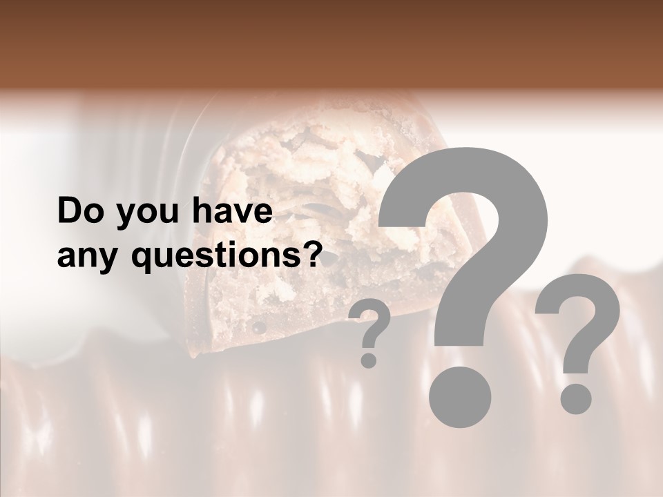 Choco Snack Fast PowerPoint Template