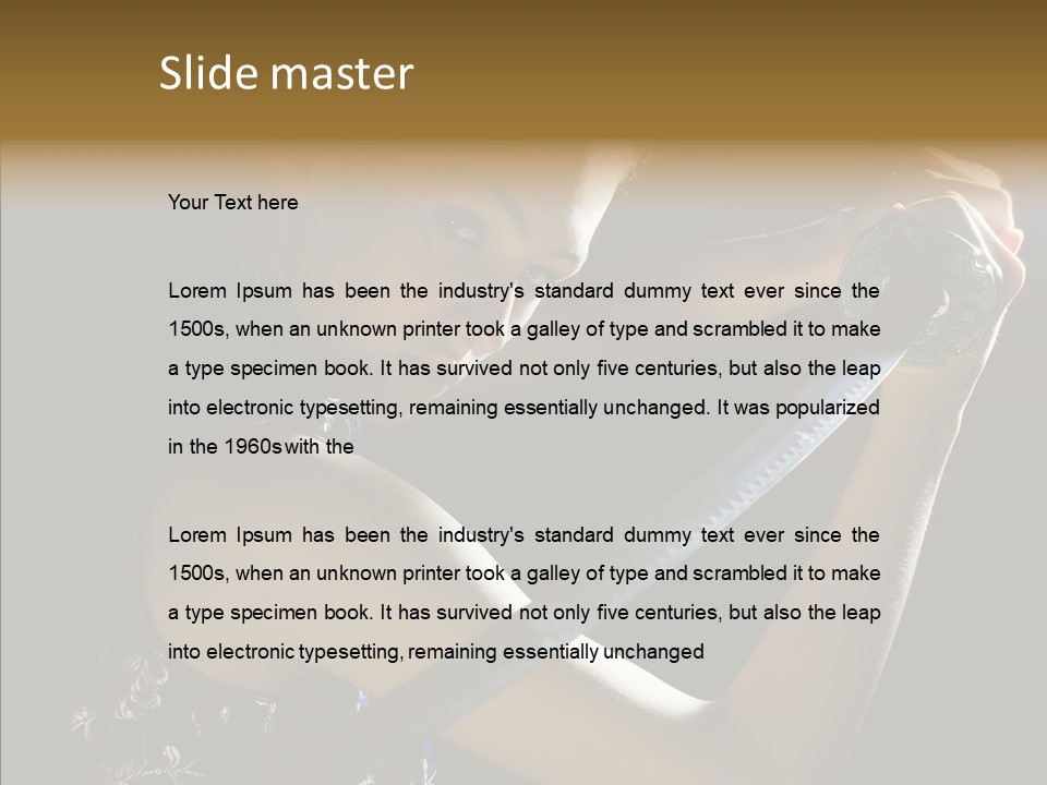 Life One Weapon PowerPoint Template