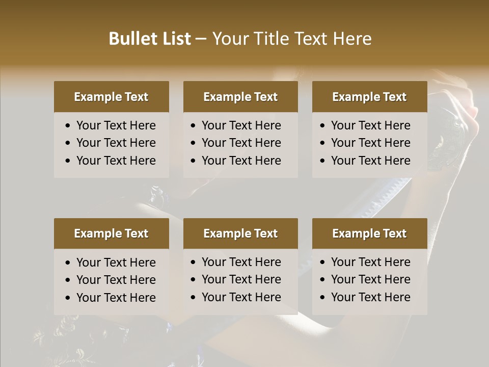 Life One Weapon PowerPoint Template