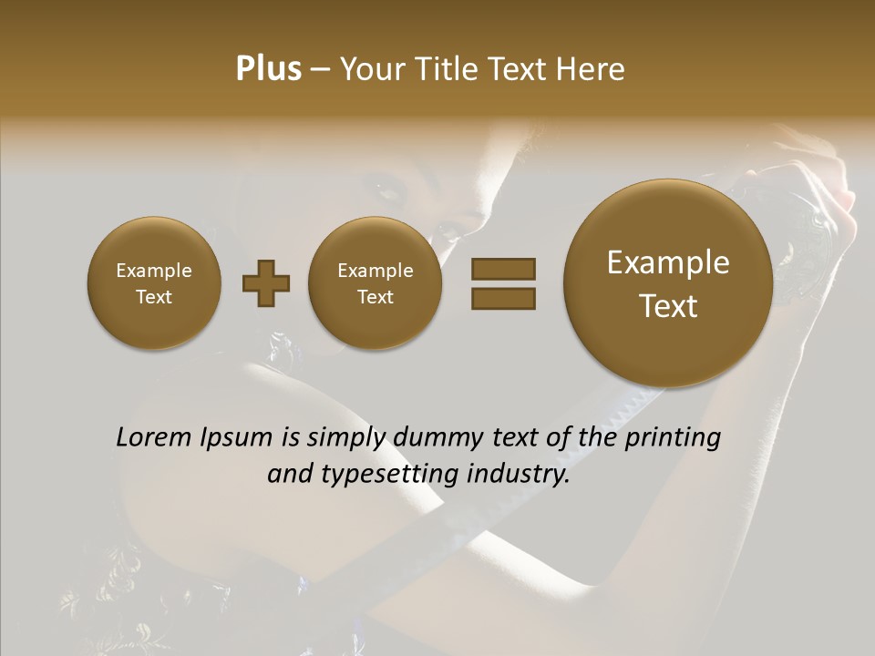 Life One Weapon PowerPoint Template