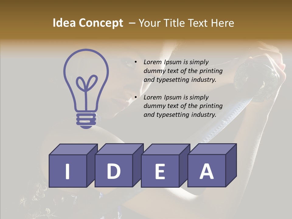 Life One Weapon PowerPoint Template