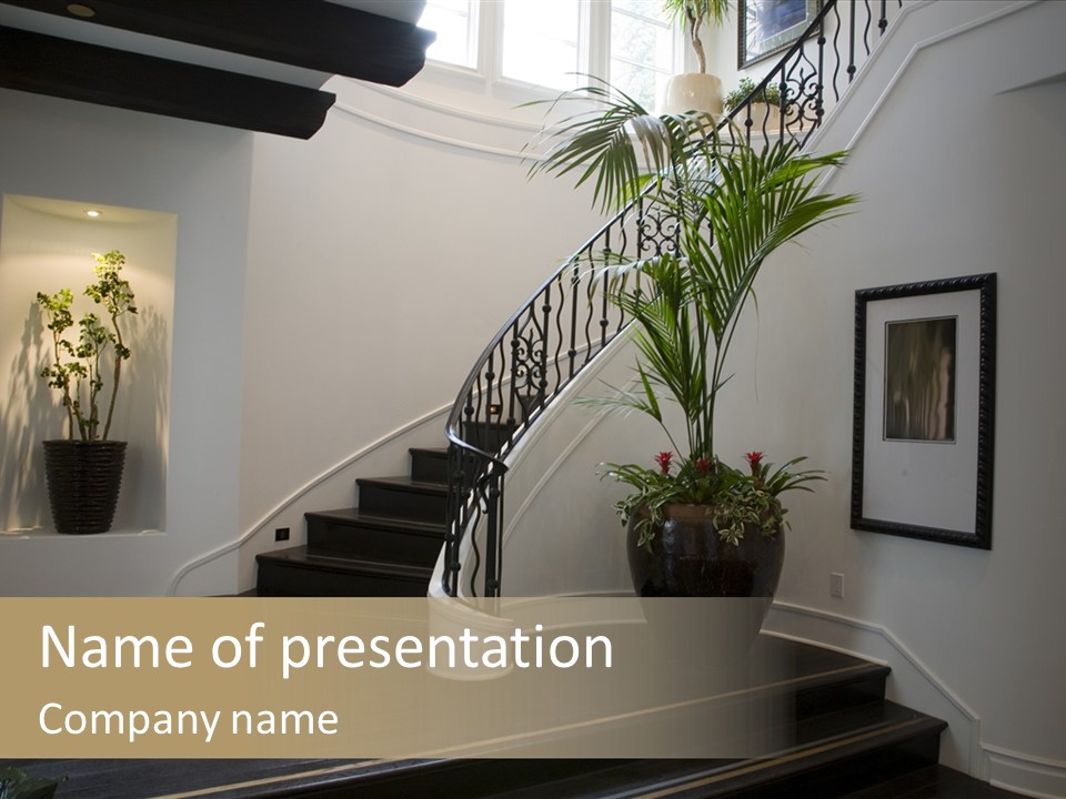 Residential House Hall PowerPoint Template