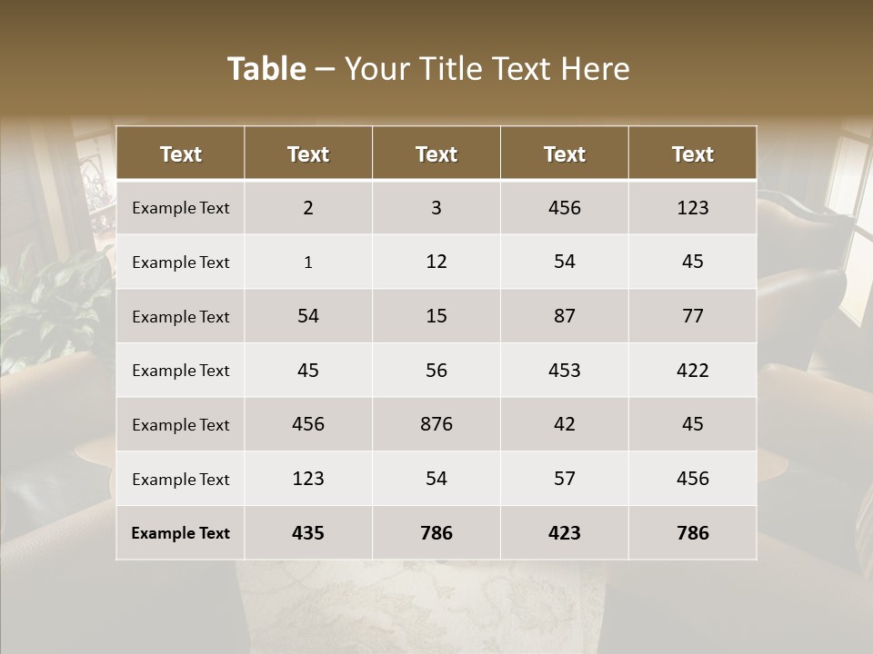 Home New Mansion PowerPoint Template