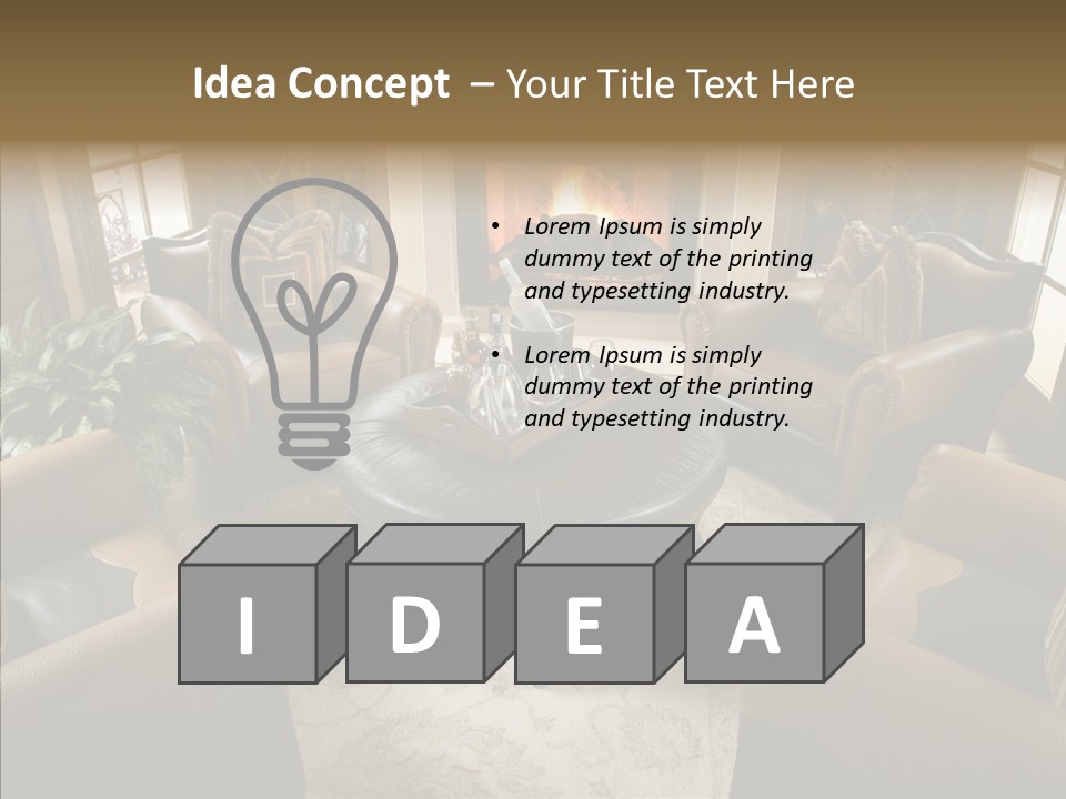 Home New Mansion PowerPoint Template