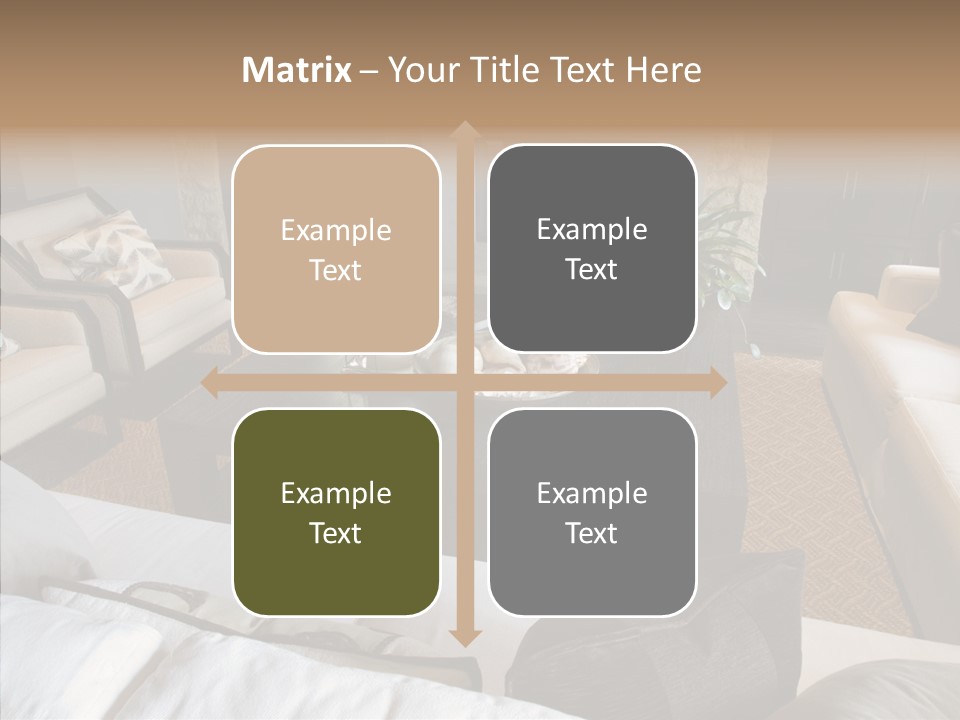 Indoors Home Rug PowerPoint Template