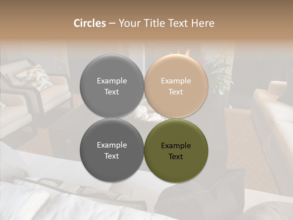 Indoors Home Rug PowerPoint Template