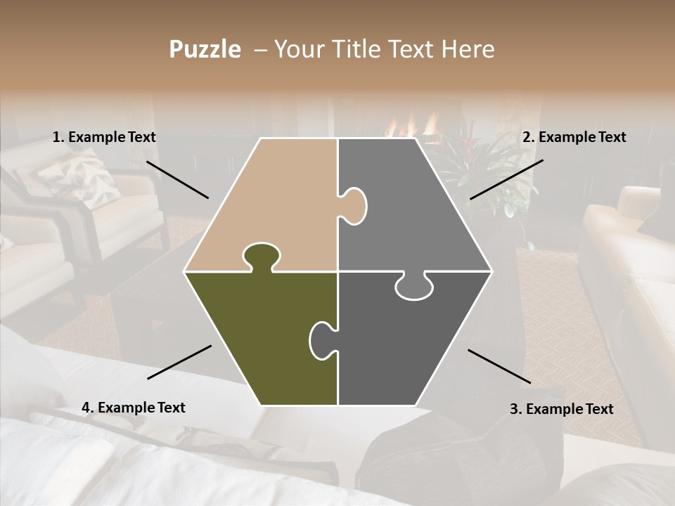 Indoors Home Rug PowerPoint Template