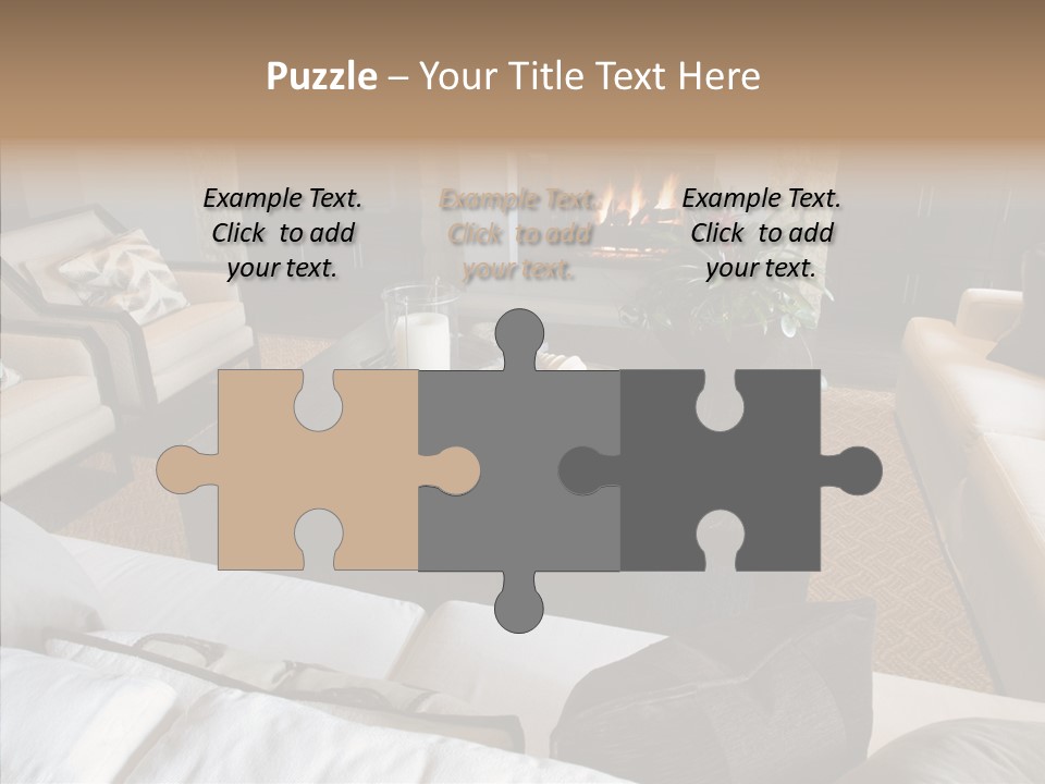 Indoors Home Rug PowerPoint Template