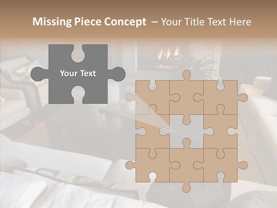 Indoors Home Rug PowerPoint Template