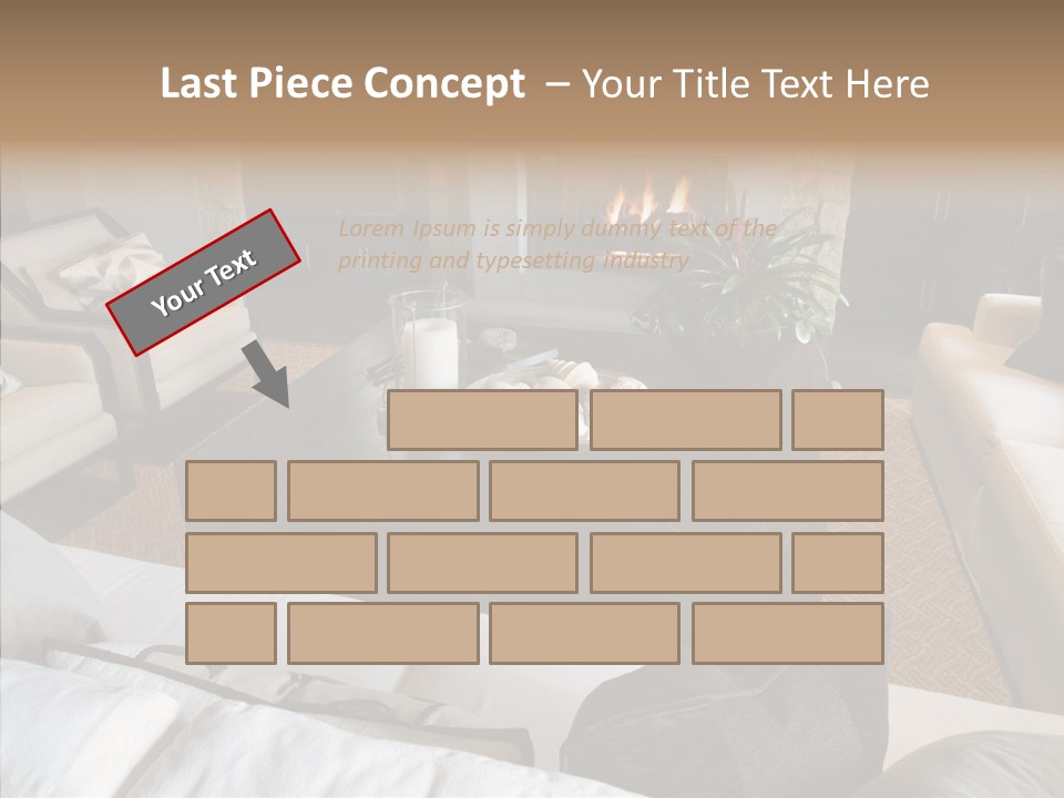 Indoors Home Rug PowerPoint Template