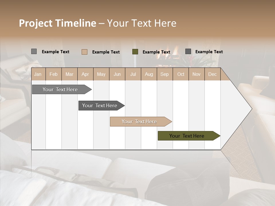 Indoors Home Rug PowerPoint Template