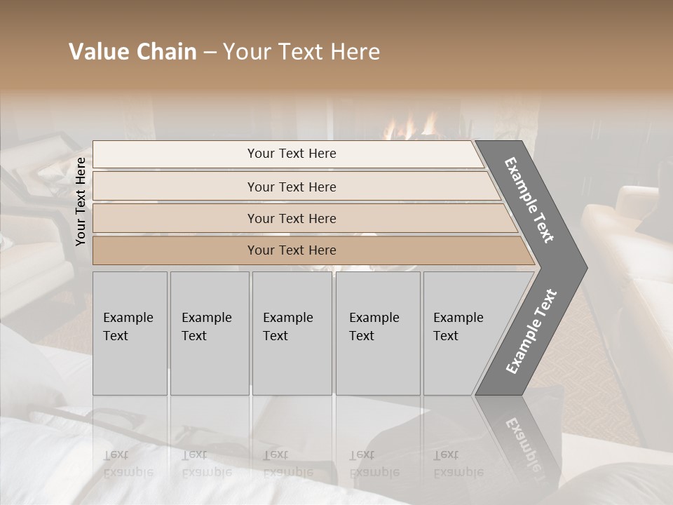 Indoors Home Rug PowerPoint Template