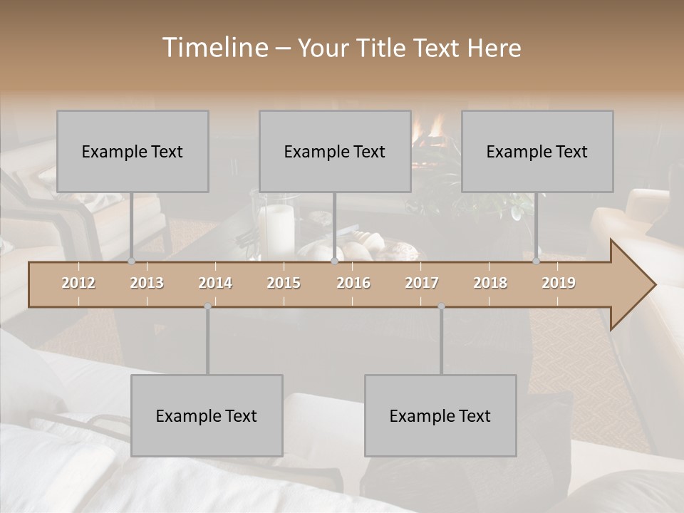 Indoors Home Rug PowerPoint Template