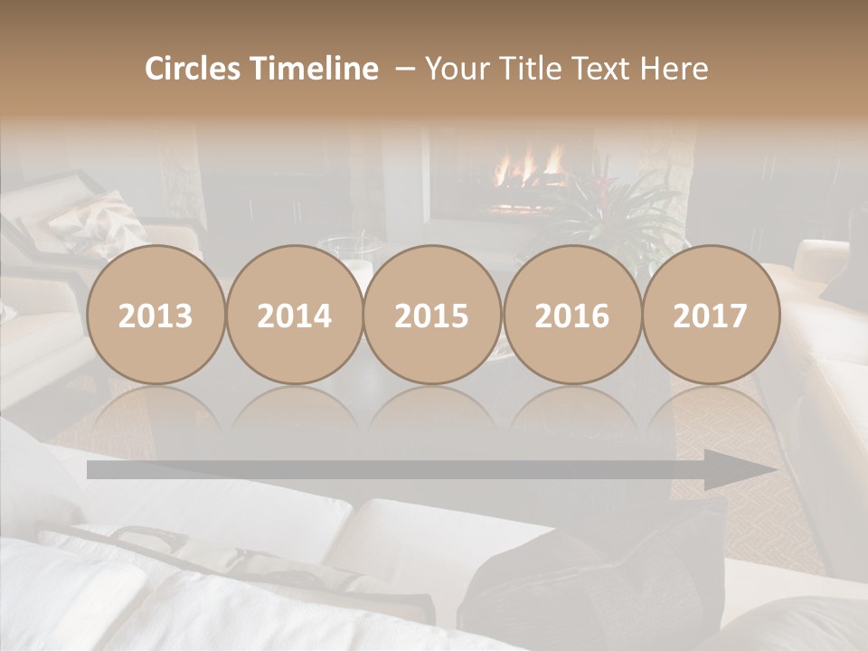 Indoors Home Rug PowerPoint Template