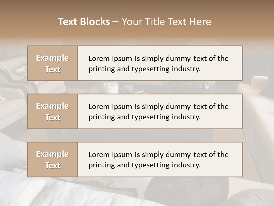 Indoors Home Rug PowerPoint Template