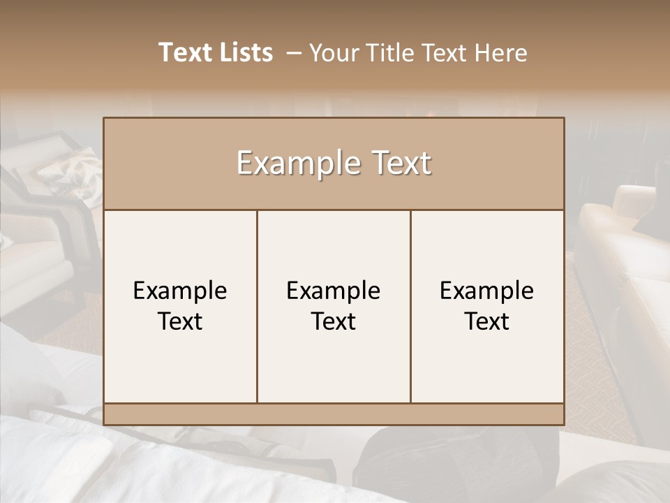 Indoors Home Rug PowerPoint Template