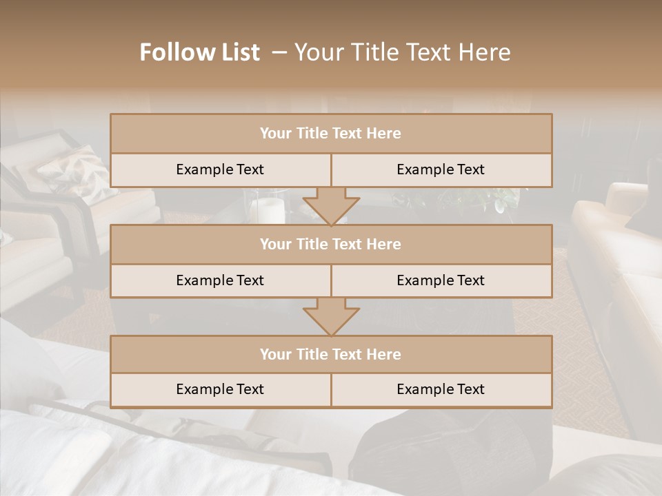 Indoors Home Rug PowerPoint Template