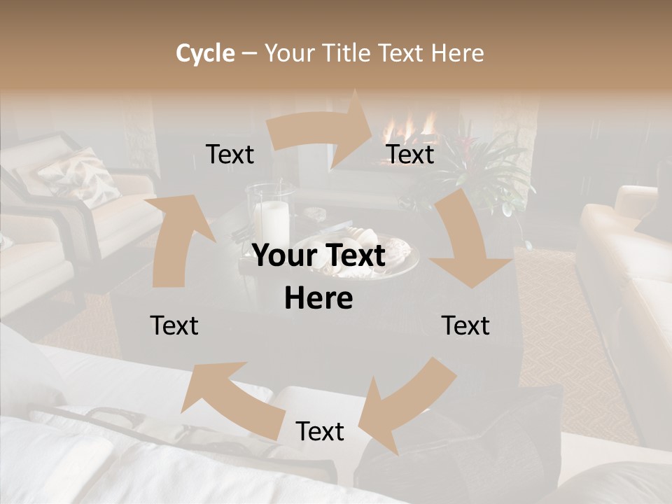 Indoors Home Rug PowerPoint Template