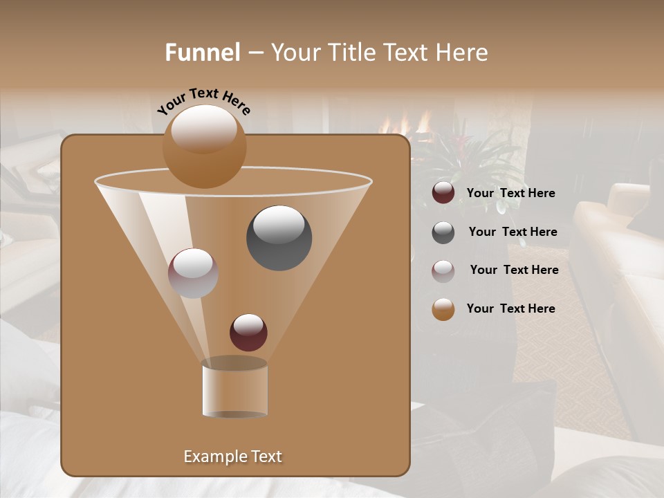 Indoors Home Rug PowerPoint Template