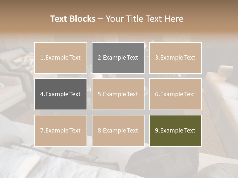 Indoors Home Rug PowerPoint Template