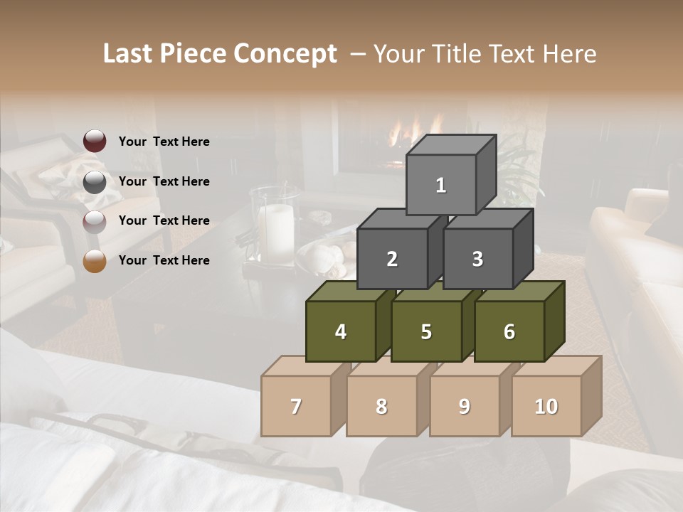 Indoors Home Rug PowerPoint Template