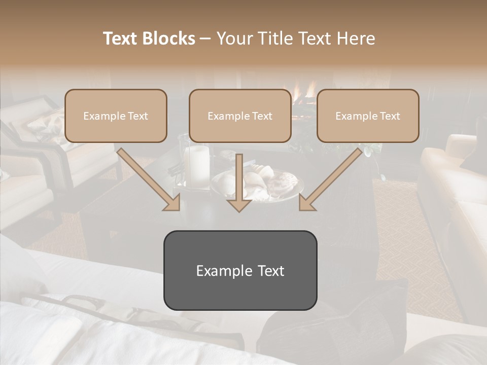 Indoors Home Rug PowerPoint Template