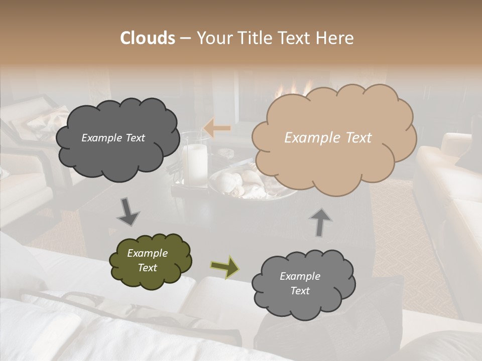 Indoors Home Rug PowerPoint Template