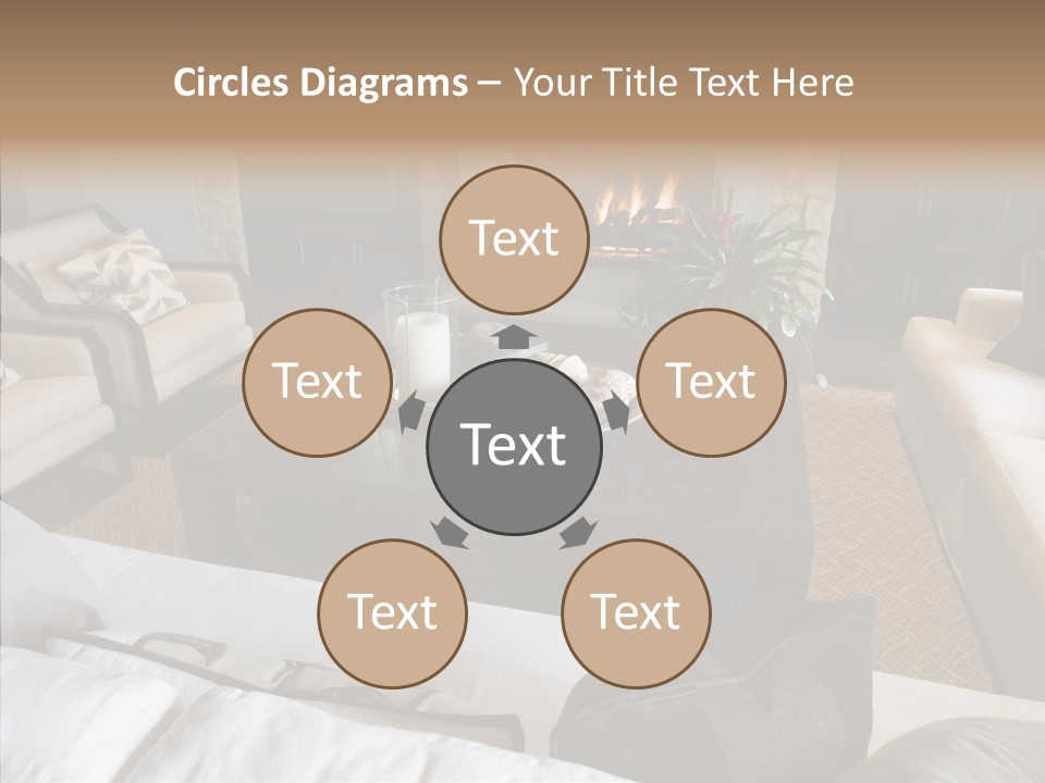 Indoors Home Rug PowerPoint Template