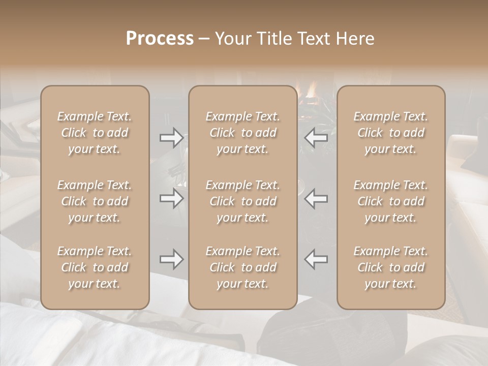 Indoors Home Rug PowerPoint Template