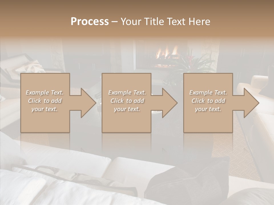 Indoors Home Rug PowerPoint Template