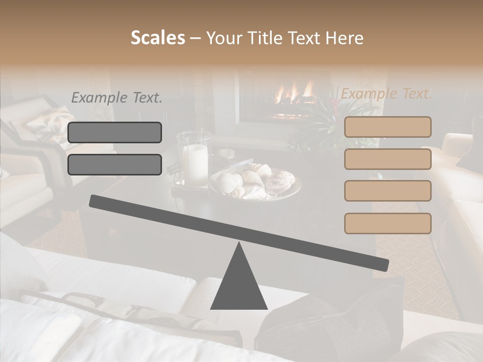 Indoors Home Rug PowerPoint Template
