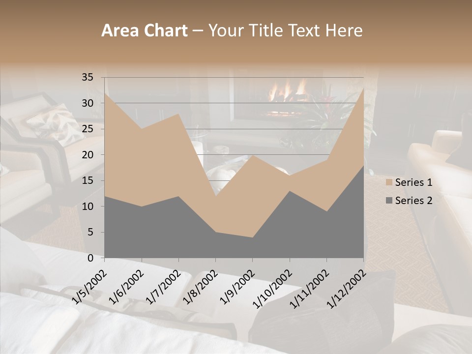 Indoors Home Rug PowerPoint Template
