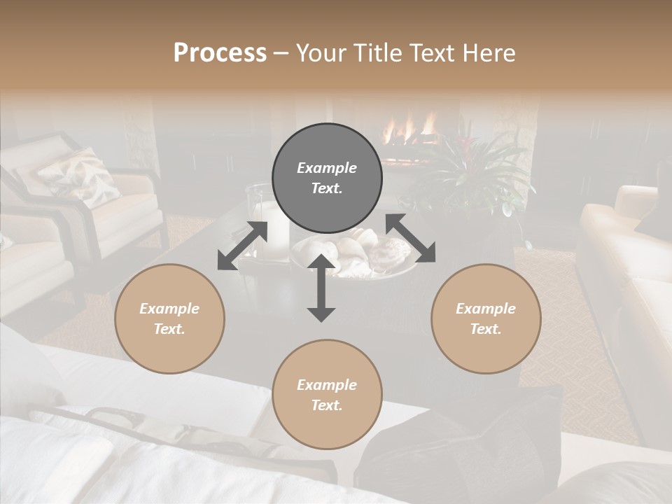 Indoors Home Rug PowerPoint Template