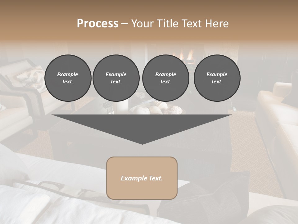 Indoors Home Rug PowerPoint Template