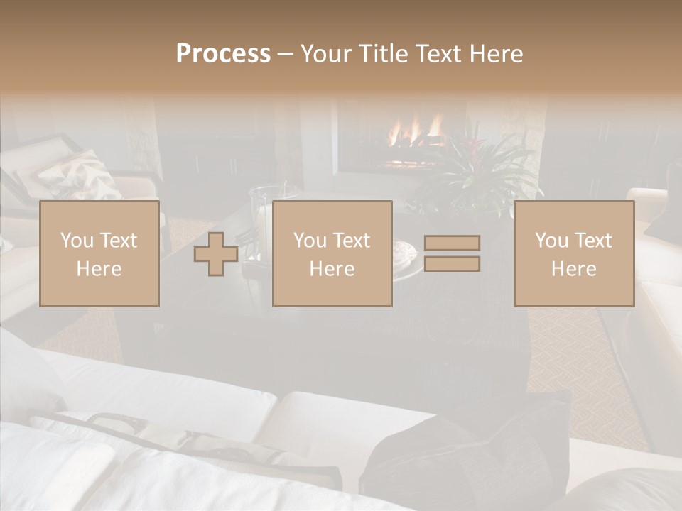 Indoors Home Rug PowerPoint Template