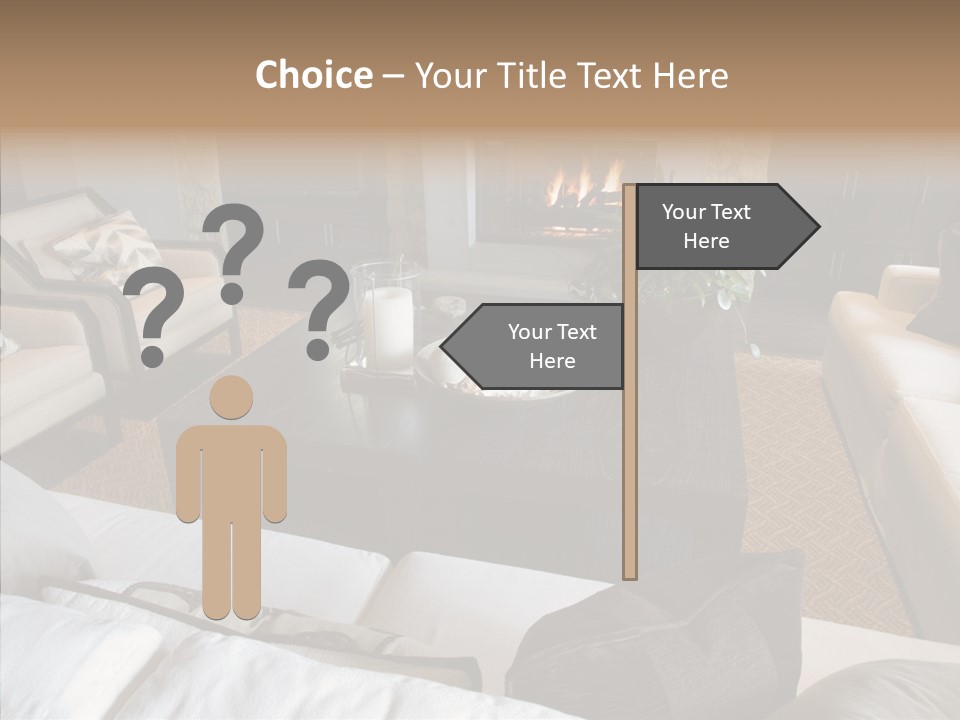 Indoors Home Rug PowerPoint Template