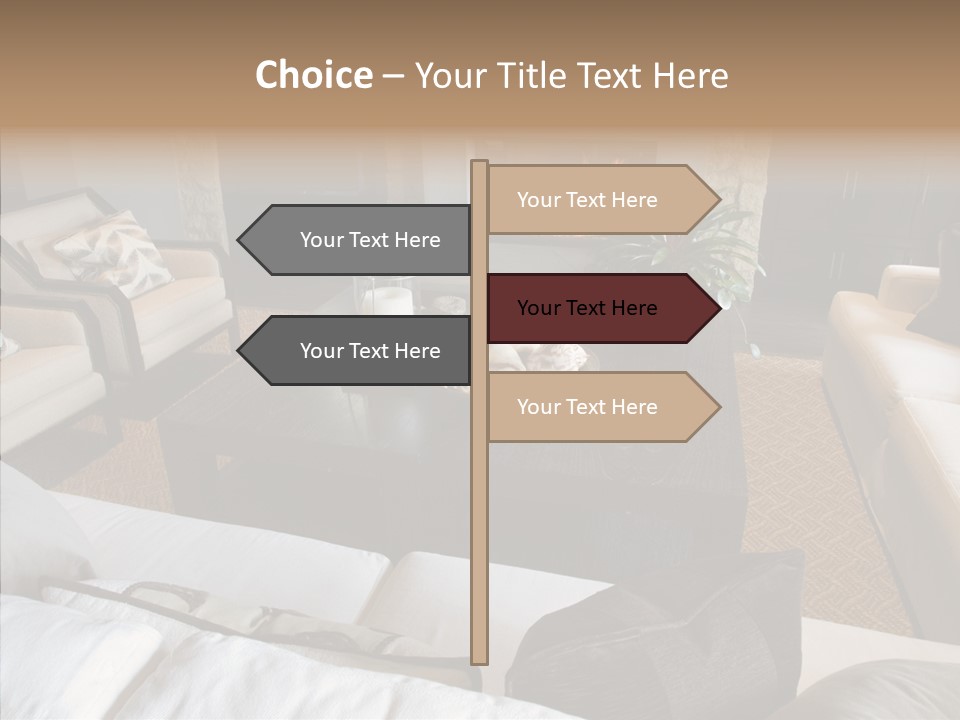 Indoors Home Rug PowerPoint Template