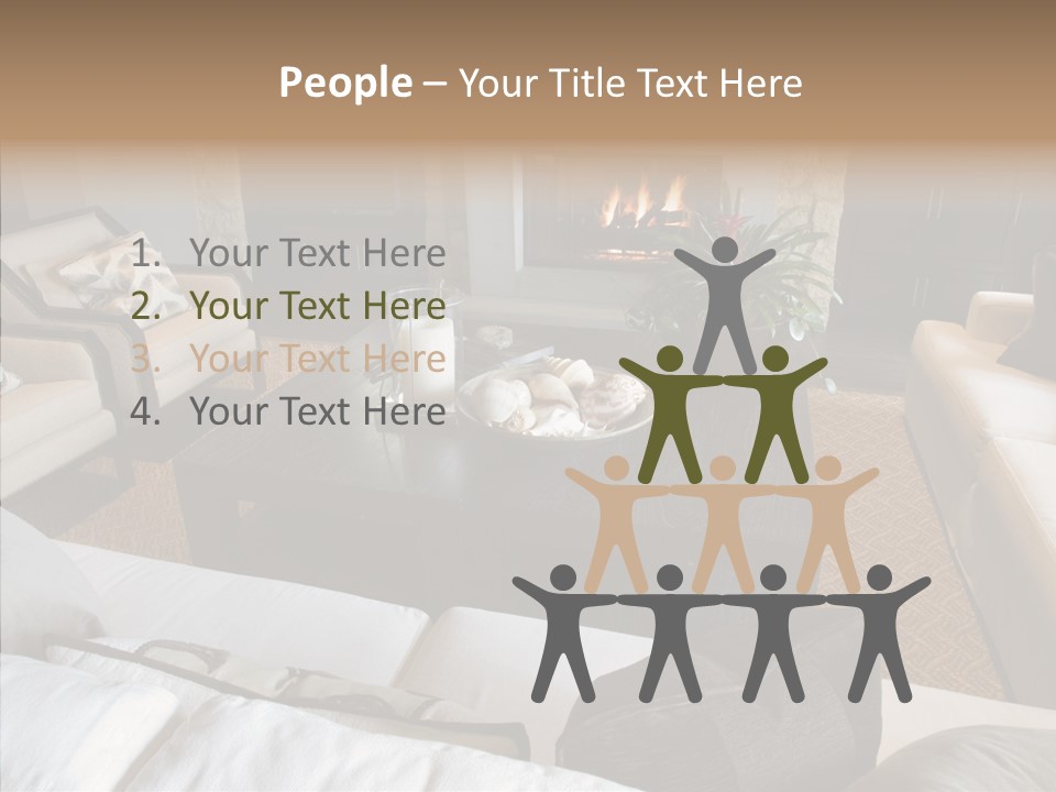 Indoors Home Rug PowerPoint Template