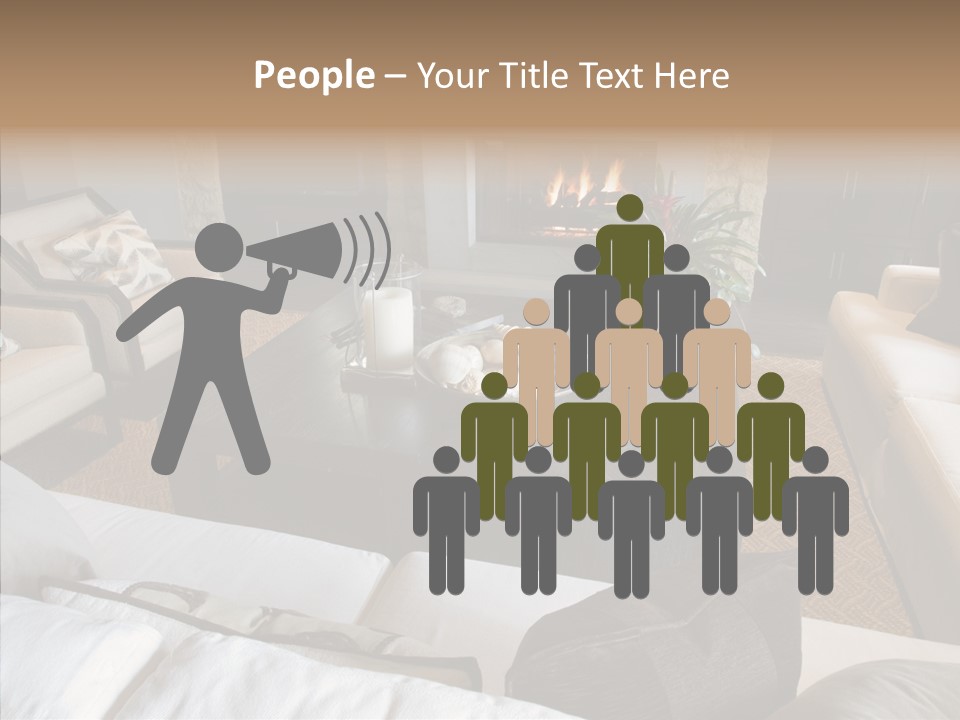 Indoors Home Rug PowerPoint Template