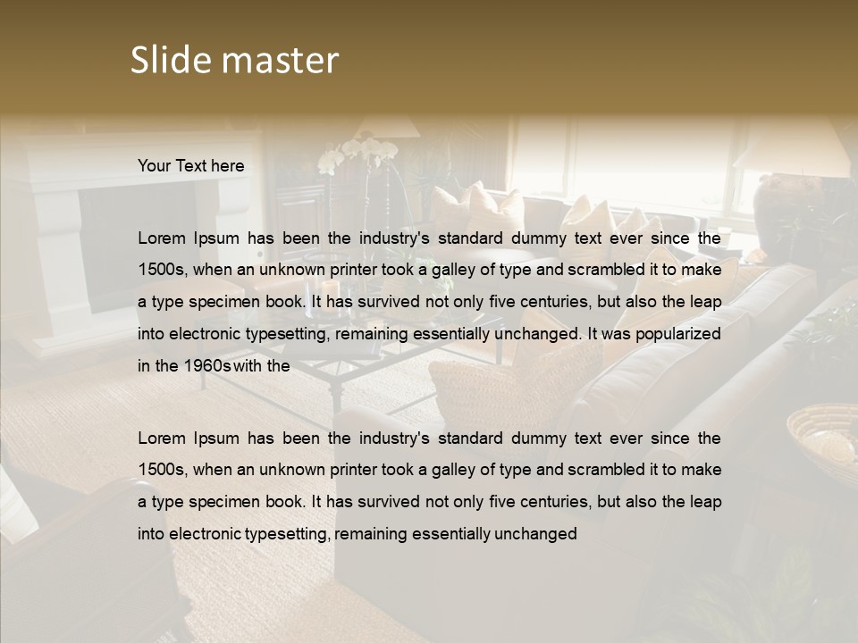 House Residential Suburb PowerPoint Template