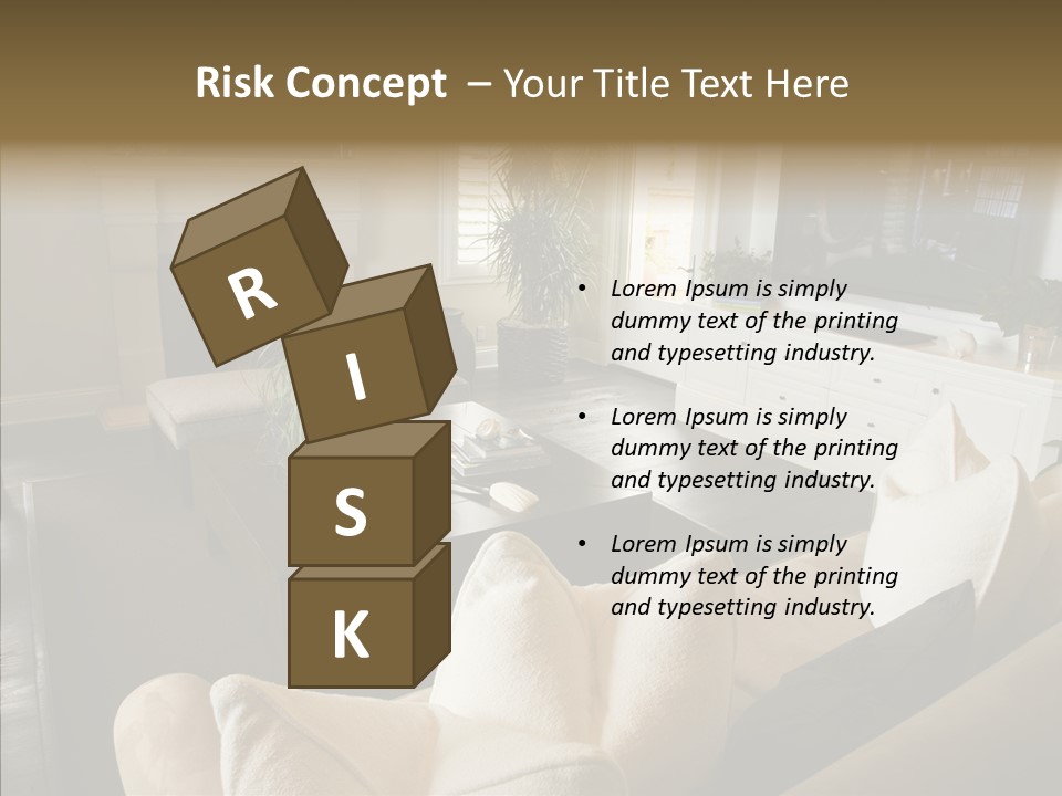 Residential Lounge Study PowerPoint Template