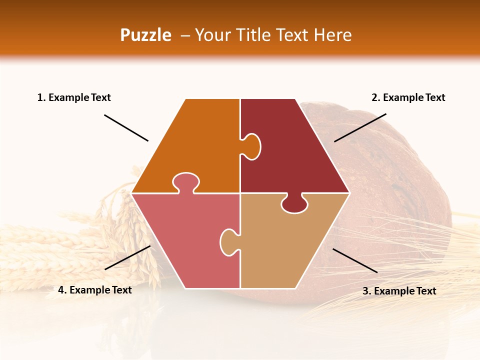 Background Objects Yellow PowerPoint Template