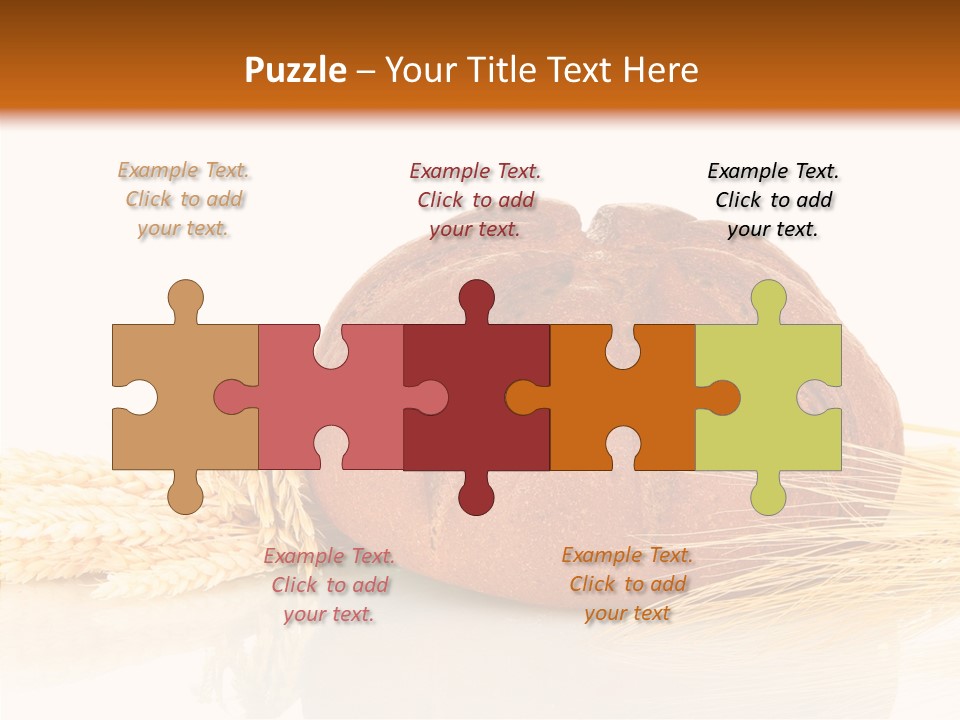 Background Objects Yellow PowerPoint Template