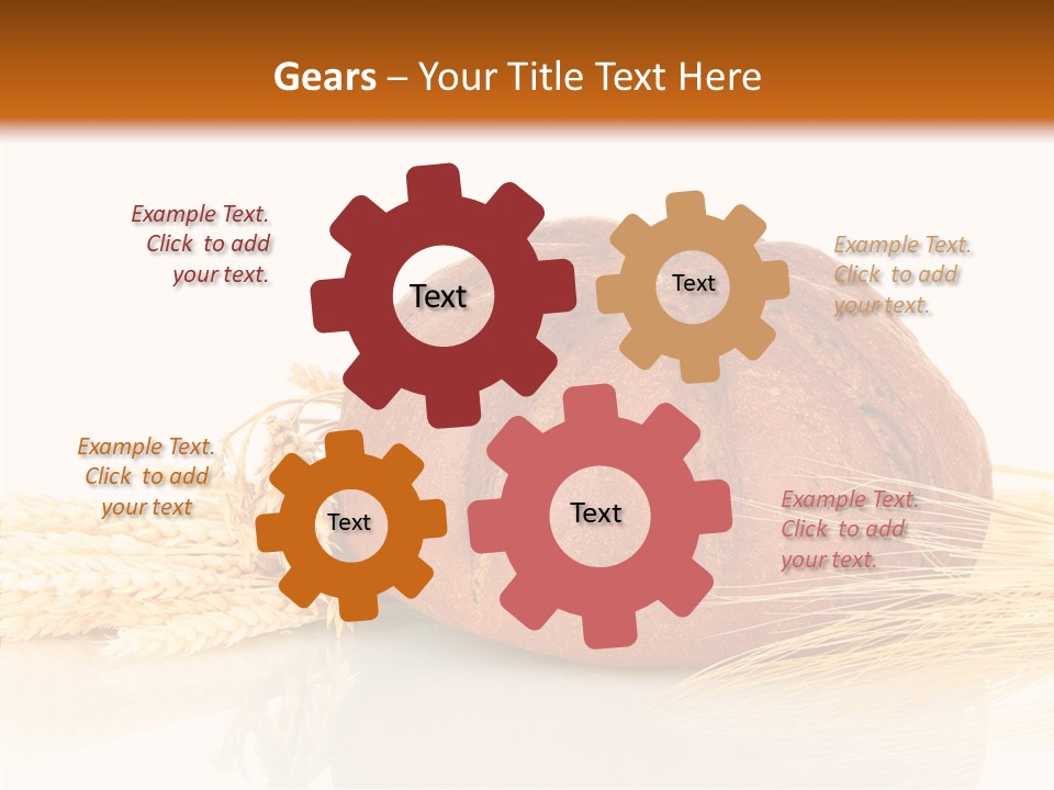 Background Objects Yellow PowerPoint Template