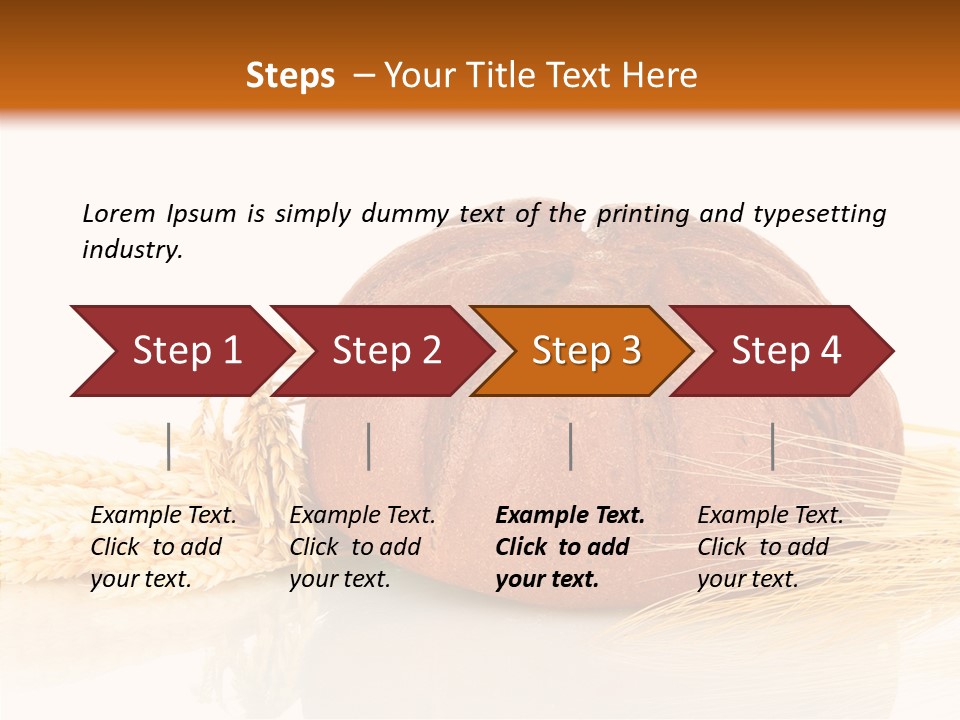 Background Objects Yellow PowerPoint Template