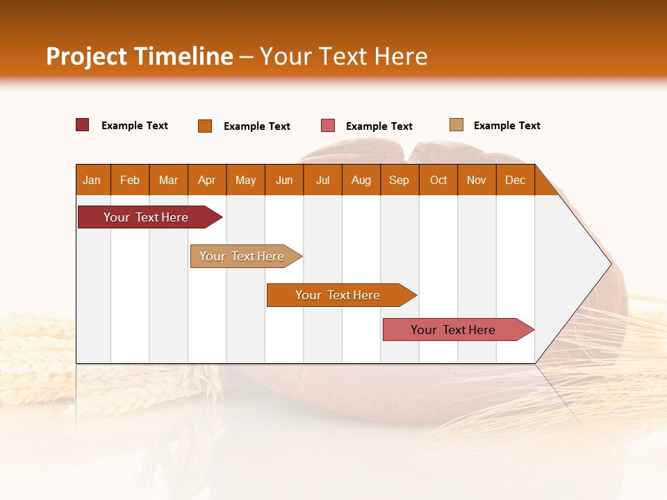 Background Objects Yellow PowerPoint Template