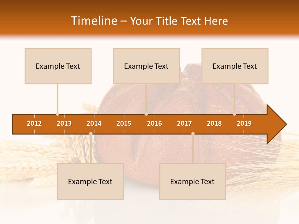 Background Objects Yellow PowerPoint Template