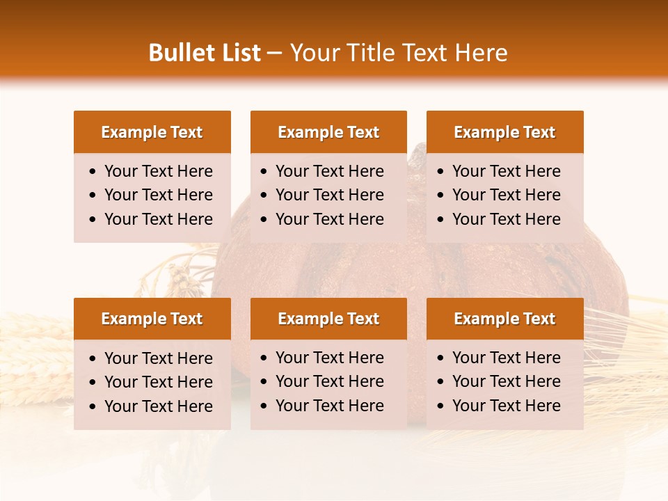 Background Objects Yellow PowerPoint Template