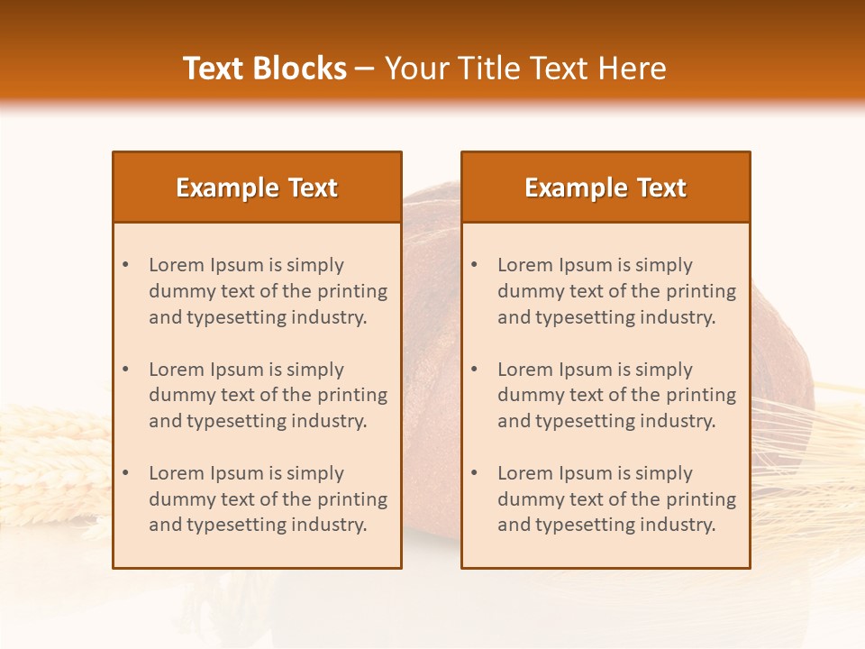Background Objects Yellow PowerPoint Template