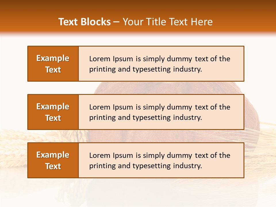 Background Objects Yellow PowerPoint Template